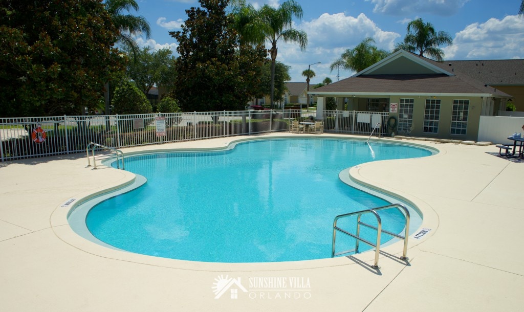 Community Pool in Glenbrook Resort in Clermont, Florida near Walt Disney World in Orlando