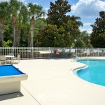 Community Pool and Outdoor Pool Table in Glenbrook Resort in Clermont, Florida near Orlando
