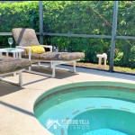 Lounge Chairs Overlooking Outdoor Spa in Orlando