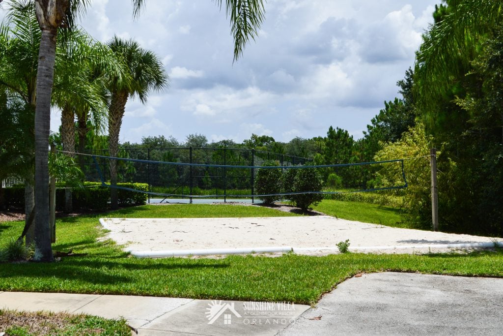 Sand Volleyball Court at Glenbrook Resort near Orlando, Florida