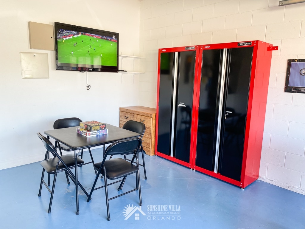 Game Room at Sunshine Villa at Glenbrook Resort in Orlando, Florida